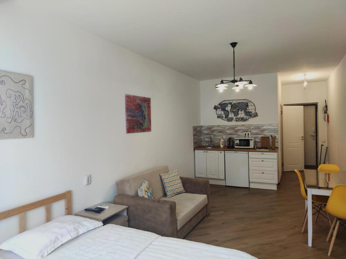 Loftik Apartments Shevchenko Street อัลมาตี ภายนอก รูปภาพ